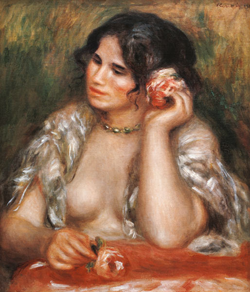 Gabrielle a la rosa – Pierre-Auguste Renoir Pierre-Auguste Renoir Master Apollon