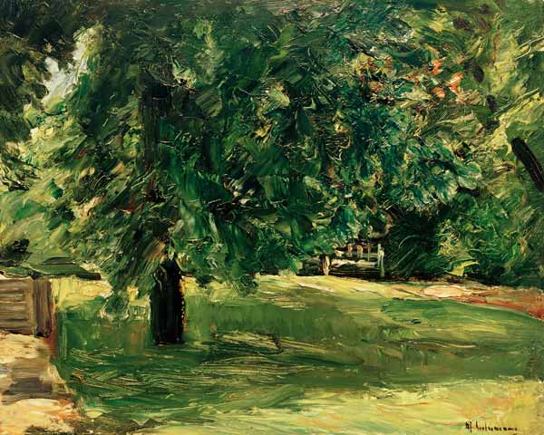 Banco de jardín bajo el castaño – Max Liebermann Max Liebermann Master Apollon