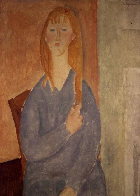 La niña en vestido azul – Amadeo Modigliani Non classé Master Apollon