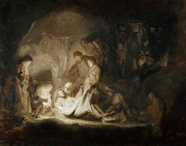 Mise au tombeau del Cristo – Rembrandt van Rijn Rembrandt van Rijn Master Apollon