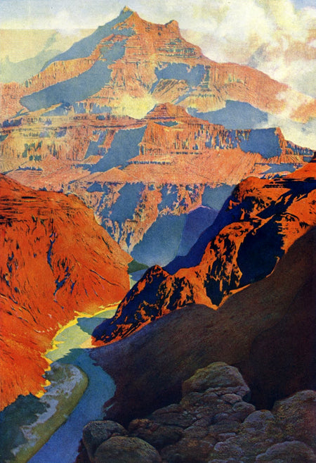 El Gran Cañón – Maxfield Parrish Maxfield Parrish Master Apollon