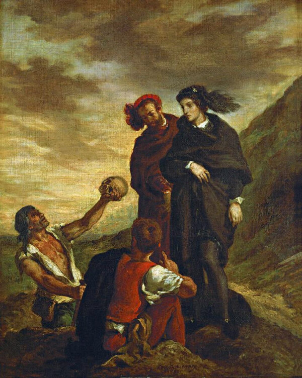 Hamlet y Horacio en el cementerio – Eugène Delacroix Eugène Delacroix Master Apollon