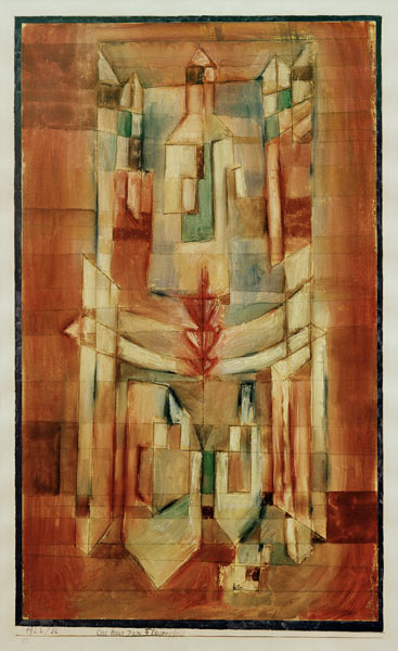 La casa con la flecha voladora – Paul Klee Paul Klee Master Apollon