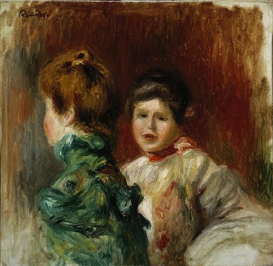 Cabezas de dos mujeres, c.1895 – Pierre-Auguste Renoir Pierre-Auguste Renoir Master Apollon