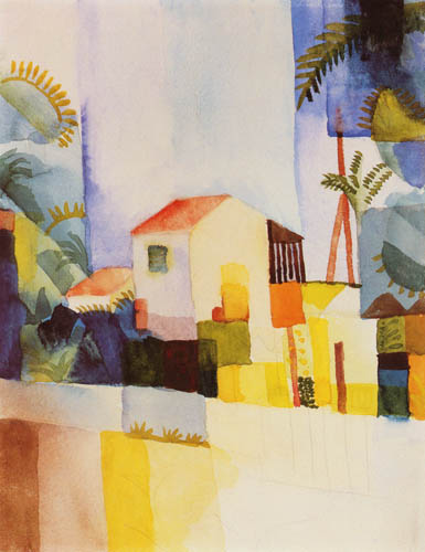 La casa clara – August Macke August Macke Master Apollon