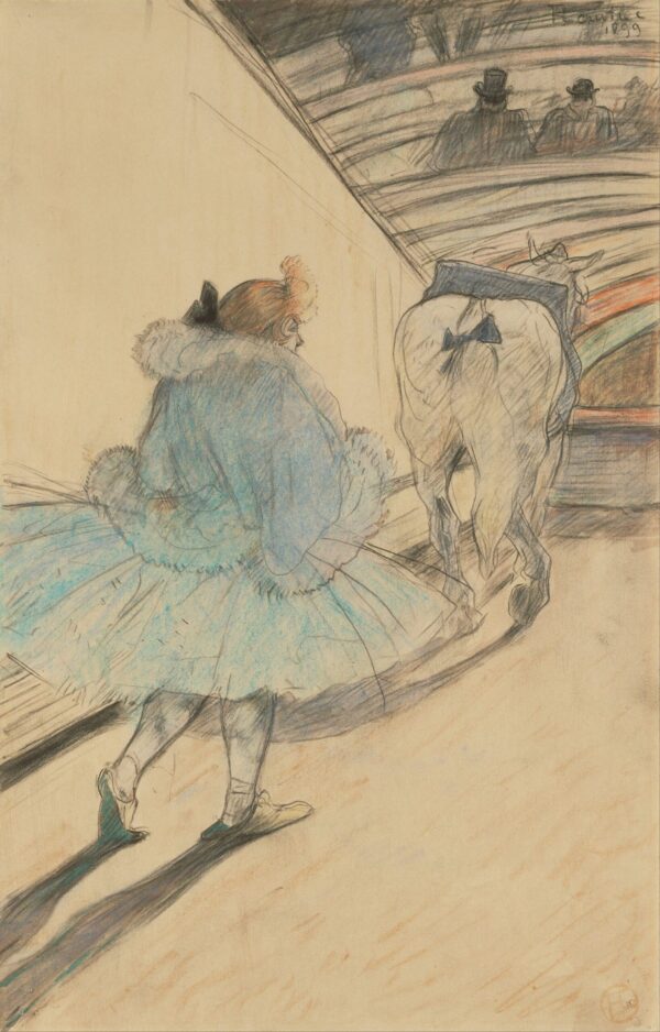 En el circo: entrada a la pista – Toulouse Lautrec Henri de Toulouse-Lautrec Master Apollon