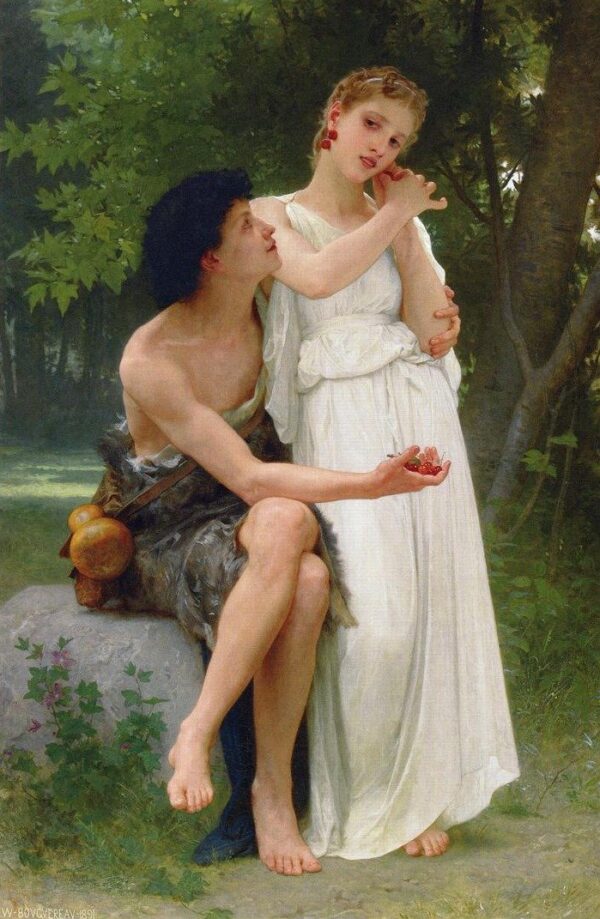 Sus primeras joyas – William Bouguereau William Bouguereau Master Apollon