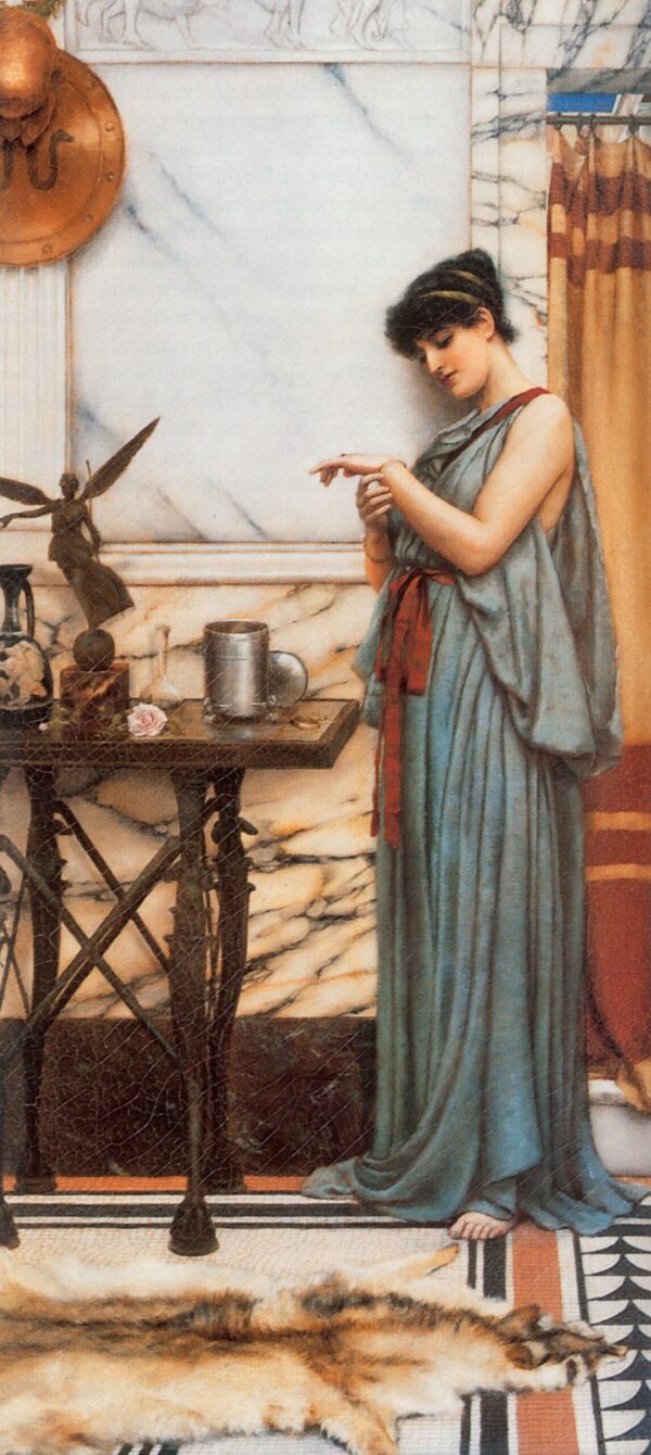 Regalo de cumpleaños – John William Godward John William Godward Master Apollon