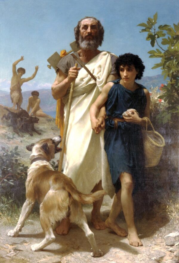 Homero y su guía – William Bouguereau William Bouguereau Master Apollon