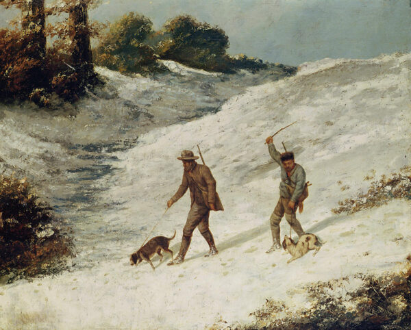 Braceros en la nieve – Gustave Courbet Gustave Courbet Master Apollon