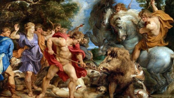 Caza del jabalí caledonio – Peter Paul Rubens Peter Paul Rubens Master Apollon