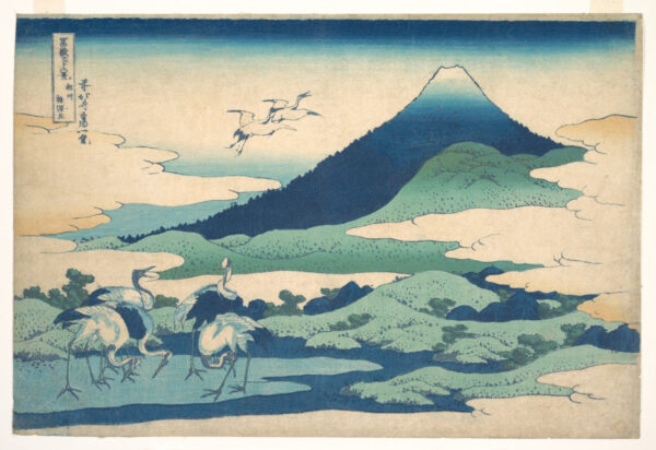 Hokusai « mansión de Umezawa en la provincia de Sagami », de la serie treinta y seis vistas del monte Fuji (Fugaku Sanjūrokkei, Sōshū Umezawa Zai) – Katsushika Hokusai Katsushika Hokusai Master Apollon