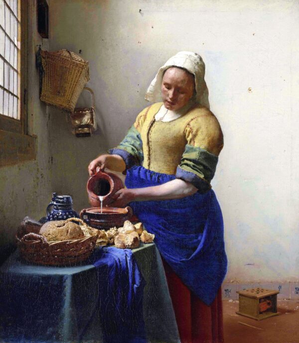 La Lechera – Johannes Vermeer Cuadros populares Master Apollon