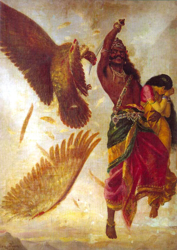 Jatayu Vadham – Ravi Varmâ se traduce al español mexicano como “La Muerte de Jatayu – Ravi Varmâ Non classé Master Apollon