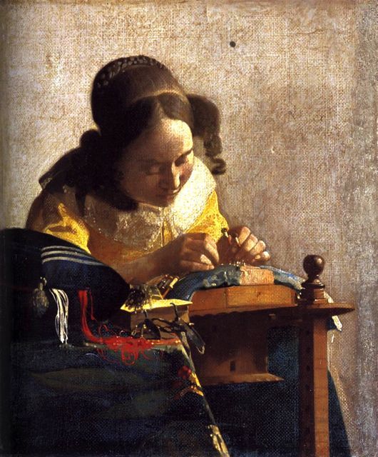 La Dentellière (Vermeer) – Johannes Vermeer Cuadros populares Master Apollon