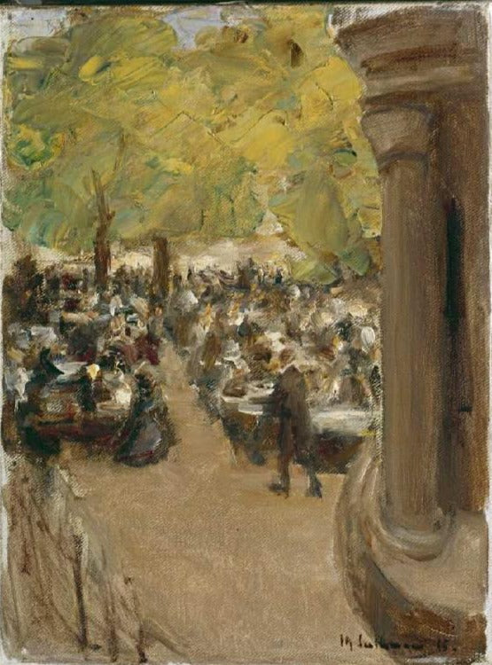 Jardín de café – Max Liebermann Max Liebermann Master Apollon