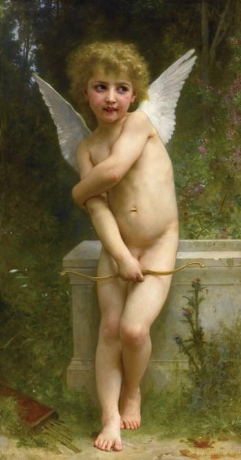 El amor golpeado – William Bouguereau William Bouguereau Master Apollon