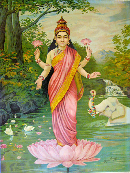 Lakshmi, la diosa de la riqueza – Ravi Varmâ Non classé Master Apollon