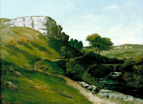 Paisaje con río – Gustave Courbet Gustave Courbet Master Apollon