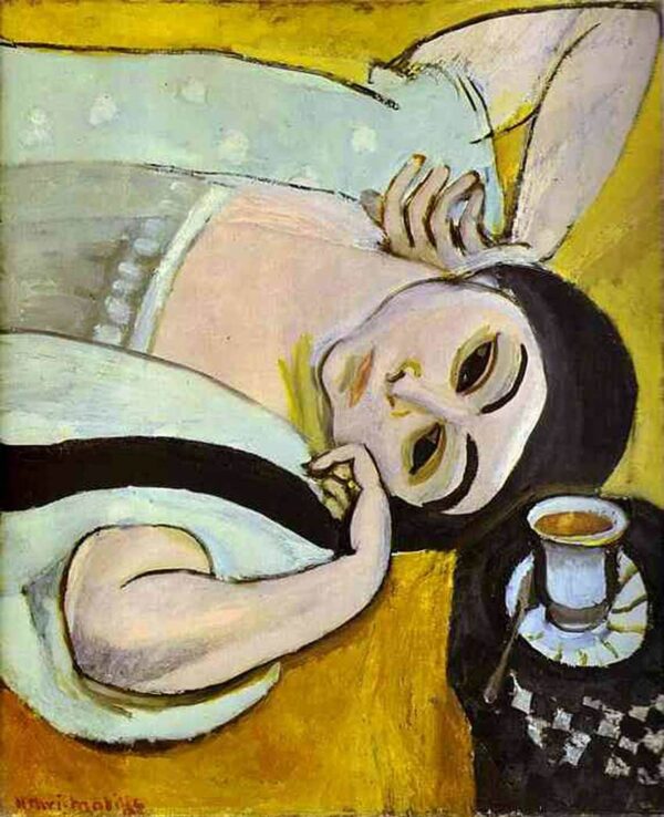 Laurette recostada con una taza de café – Matisse Henri Matisse Master Apollon