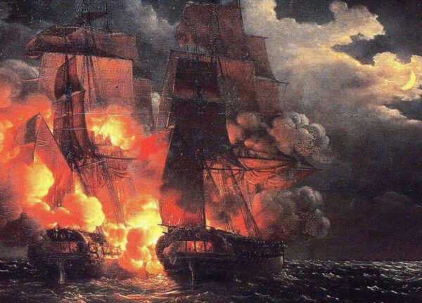 Combate naval frente a las islas Loz 7 de febrero de 1813 – Louis Philippe Crepin Louis-Philippe Crépin Master Apollon