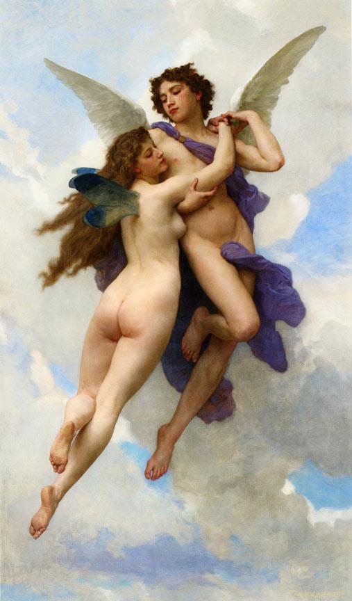 Amor y Psique – William Bouguereau Cuadros populares Master Apollon