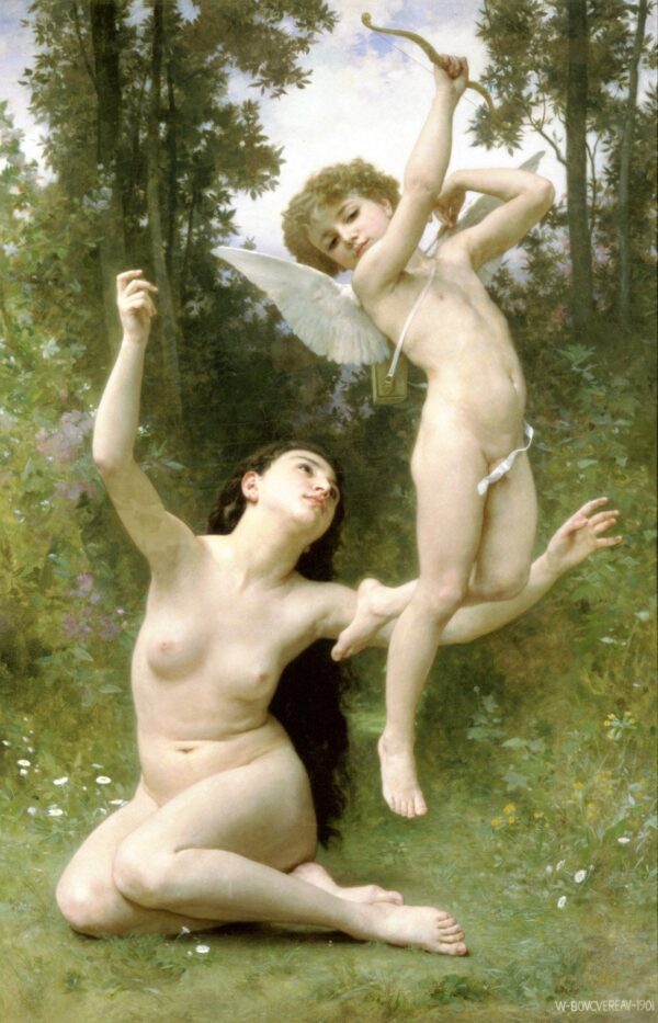 El amor se eleva – William Bouguereau William Bouguereau Master Apollon