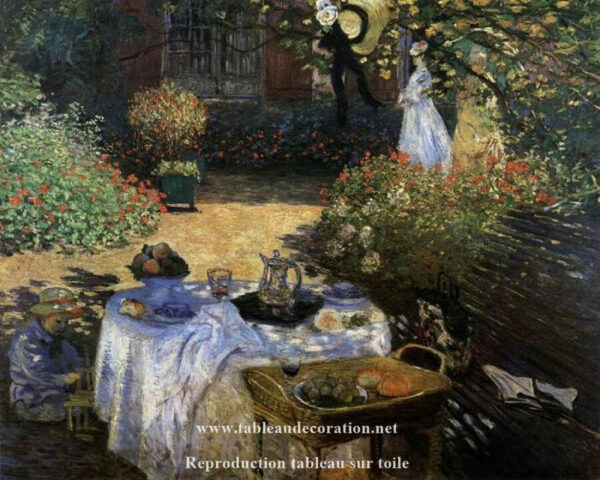 El almuerzo de Claude Monet Claude Monet Master Apollon