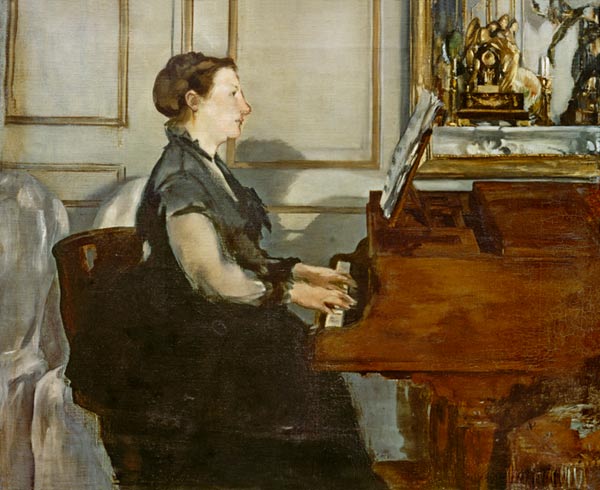 Madame Manet al piano – Edouard Manet Édouard Manet Master Apollon