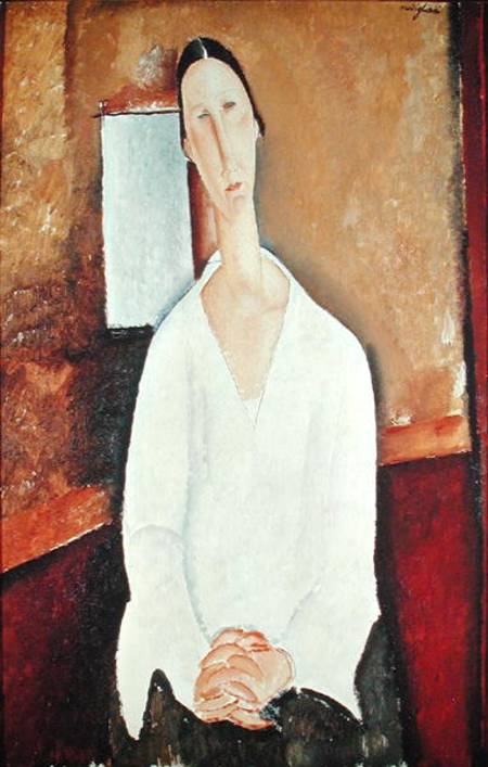 Madame Zborowska con las manos juntas – Amadeo Modigliani Non classé Master Apollon