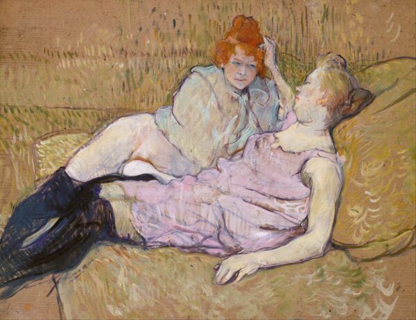 El canapé – Toulouse Lautrec Henri de Toulouse-Lautrec Master Apollon