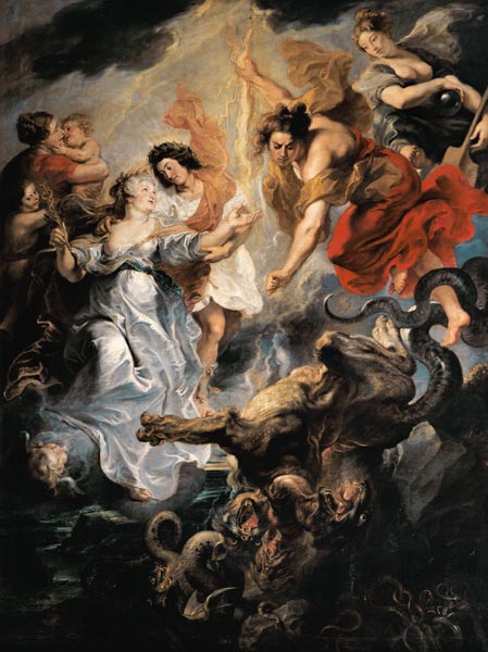 Ciclo de Médicis: La reconciliación de la reina con su hijo – Peter Paul Rubens Peter Paul Rubens Master Apollon