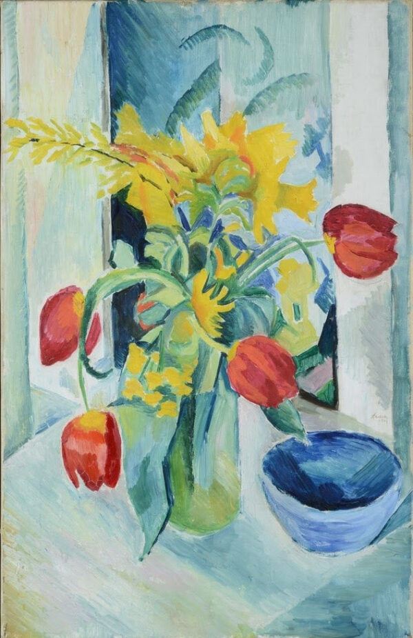 Naturaleza muerta con tulipanes – August Macke August Macke Master Apollon