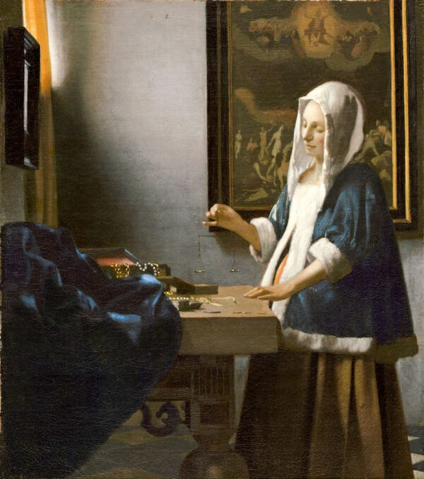 La mujer con la balanza – Johannes Vermeer Johannes Vermeer Master Apollon