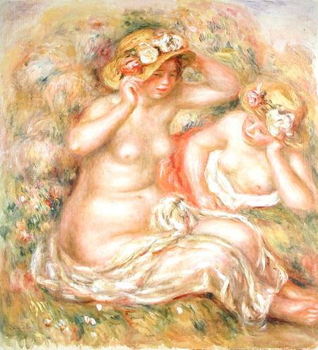 Dos desnudos con sombreros – Pierre-Auguste Renoir Pierre-Auguste Renoir Master Apollon