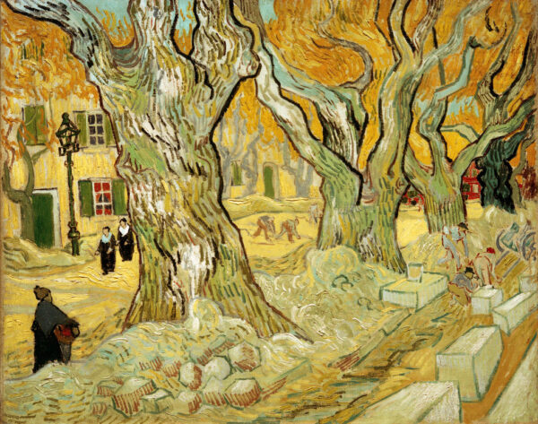 Trabajos de vialidad en Saint-Remy – Van Gogh Vincent Van Gogh Master Apollon