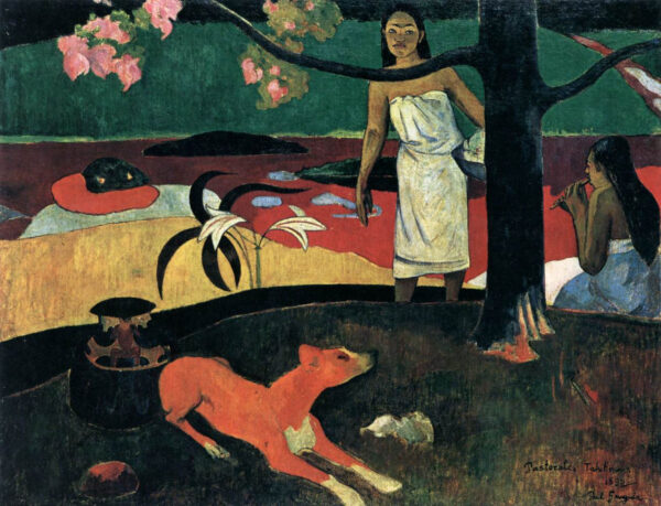 La canción tahitiana de los pastores – Paul Gauguin Paul Gauguin Master Apollon