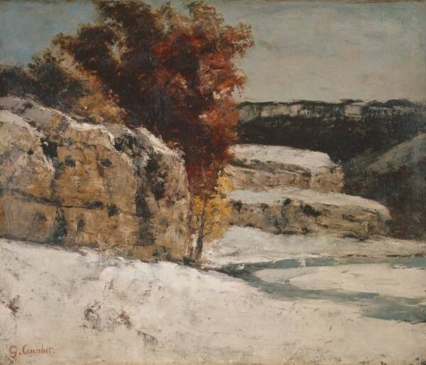 Paisaje de invierno – Gustave Courbet Gustave Courbet Master Apollon