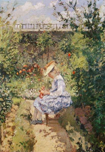 Niña en un jardín – Edouard Manet Édouard Manet Master Apollon