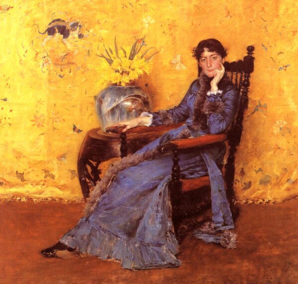 Retrato de la señorita Dora Wheeler – William Merritt Chase William Merritt Chase Master Apollon