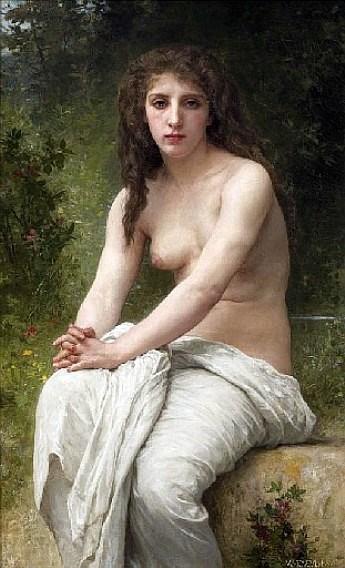 Reflexión, 1898 – William Bouguereau William Bouguereau Master Apollon