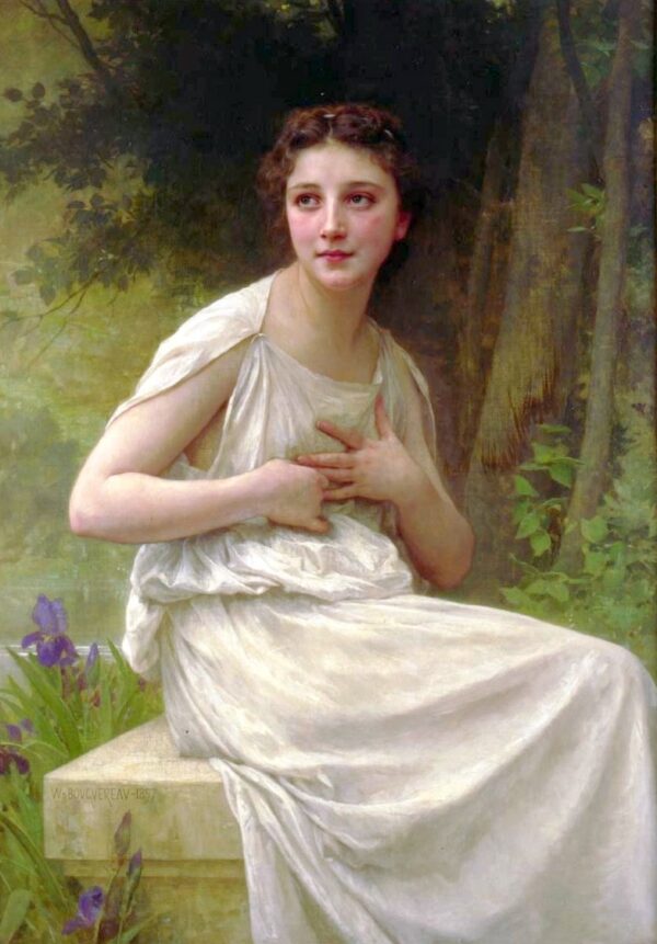 Reflexión de William Bouguereau William Bouguereau Master Apollon