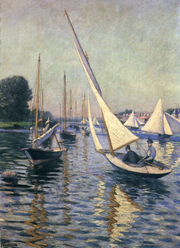 Regata en Argenteuil – Caillebotte Gustave Caillebotte Master Apollon