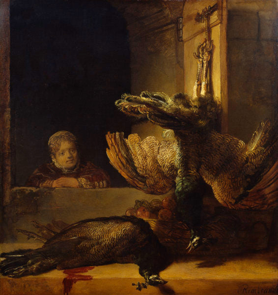 Naturaleza muerta con pavos – Rembrandt van Rijn Rembrandt van Rijn Master Apollon