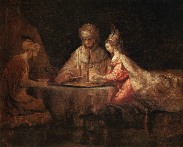 Asuero, Amán y Ester – Rembrandt van Rijn Rembrandt van Rijn Master Apollon