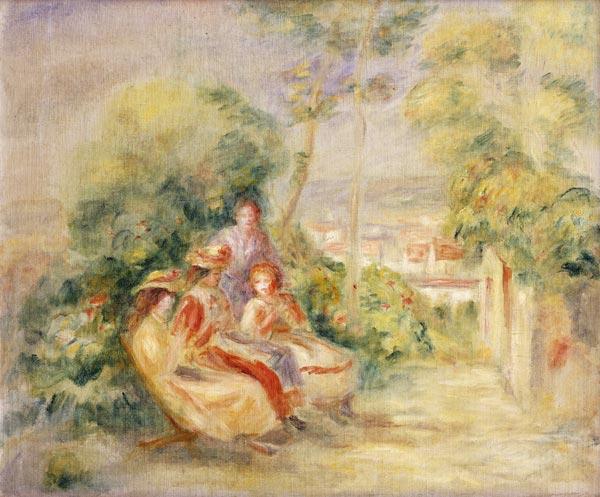 Chica en el jardín Probablemente en el jardín del Castillo de los Brouillards, donde Renoir de 1893 – Pierre-Auguste Renoir Pierre-Auguste Renoir Master Apollon