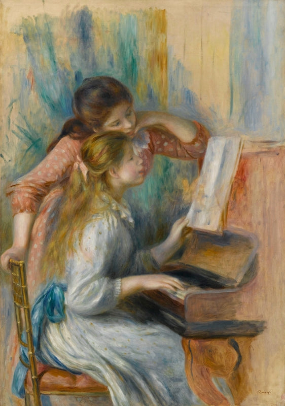 Chicas jóvenes al piano – Pierre-Auguste Renoir Pierre-Auguste Renoir Master Apollon