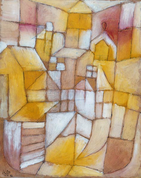 Rosa-Amarillo (ventanas y techos) – Paul Klee Paul Klee Master Apollon