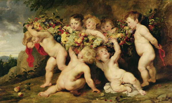 El Corono de Frutas. (desmenuzar Snyders) – Peter Paul Rubens Peter Paul Rubens Master Apollon