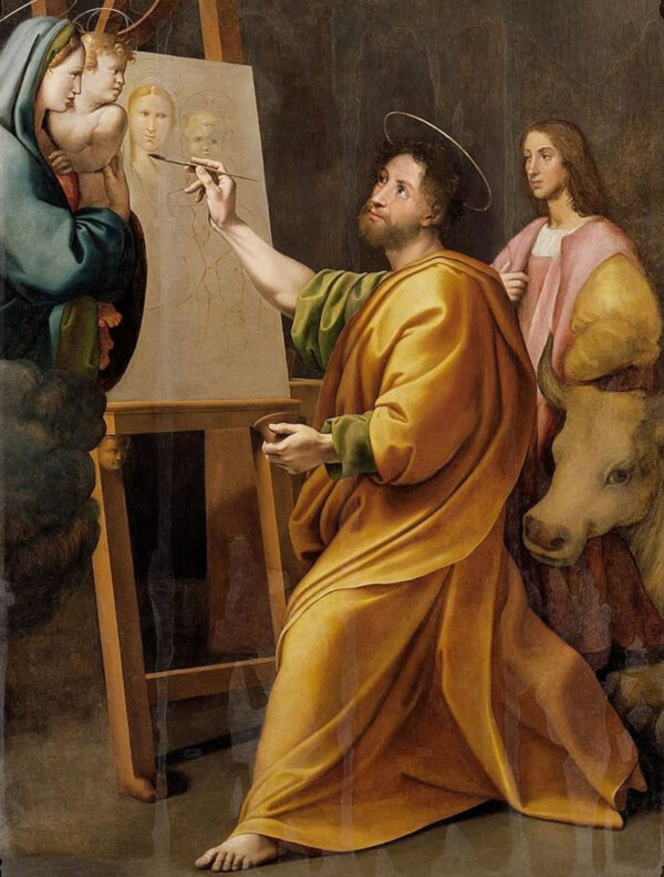 San Lucas pintando a la Virgen – Rafael (pintor) Rafael Sanzio Master Apollon